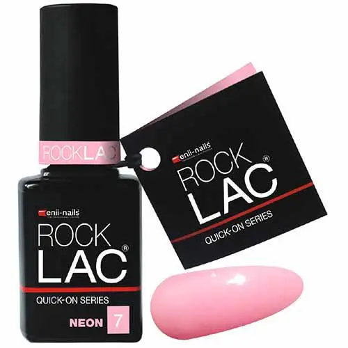 Neonsko nežno rožnata - RockLac 7, 11ml