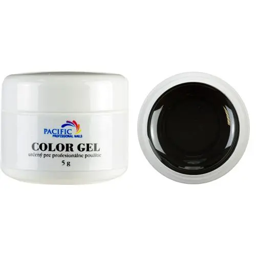 Barvni UV gel - Metallic Black, 7,5g