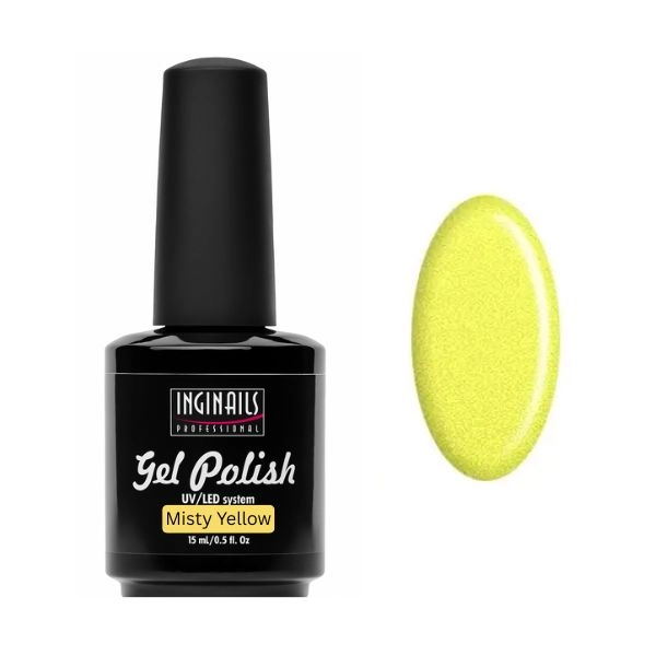 Inginails Misty Yellow - Soak off gel, 2v1, 15 ml