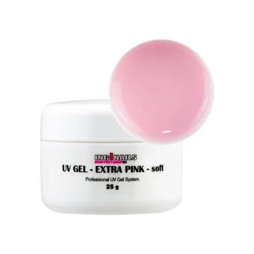 UV gel Inginails - Extra Pink Soft, 25g 