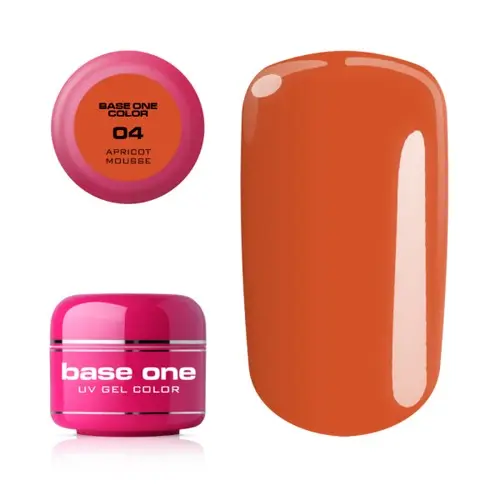 Gel Silcare Base One Color - Apricot Mousse 04, 5 g