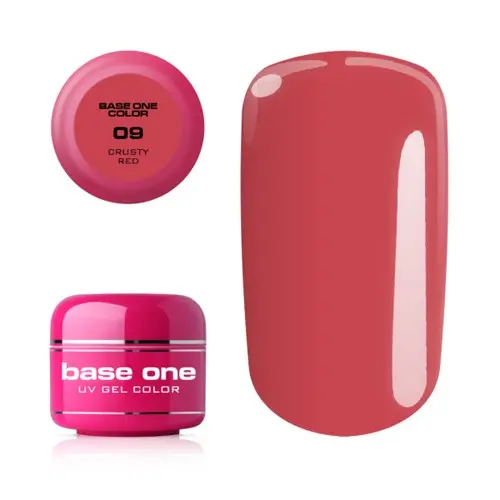 Gel Silcare Base One Color - Crusty Red 09, 5 g