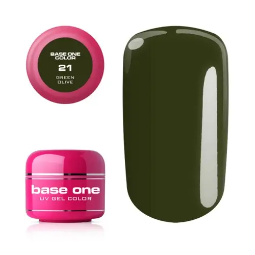 Gel Silcare Base One Color - Green Olive 21, 5 g