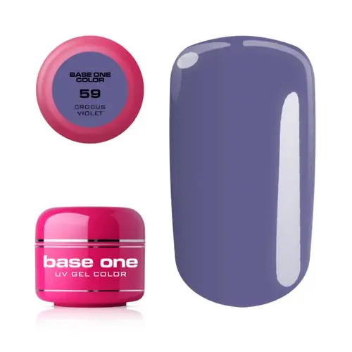 Gel Silcare Base One Color - Crocus Violet 59, 5g