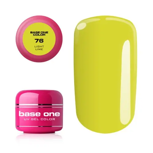 Gel Silcare Base One Color - Light Lime 76, 5g