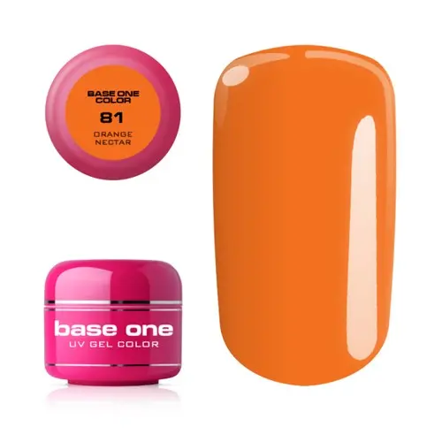 Gel Silcare Base One Color - Orange Nectar 81, 5g