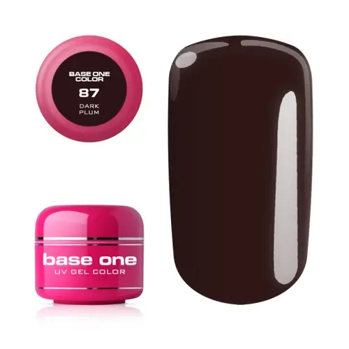 Gel Silcare Base One Color - Dark Plum 87, 5g