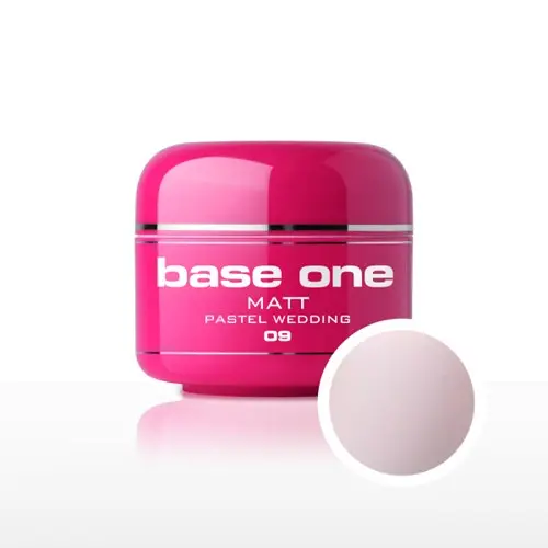 Gel Silcare Base One Matt - Pastel Wedding 09, 5g