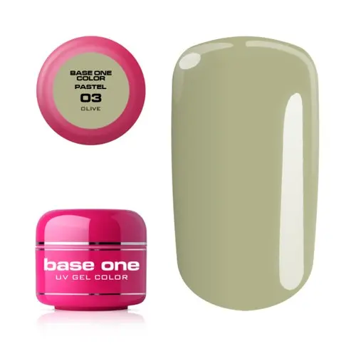 Gel Silcare Base One Pastel - Olive 03, 5g