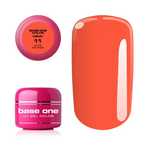 Gel Silcare Base One Neon- Dark Orange 11, 5g