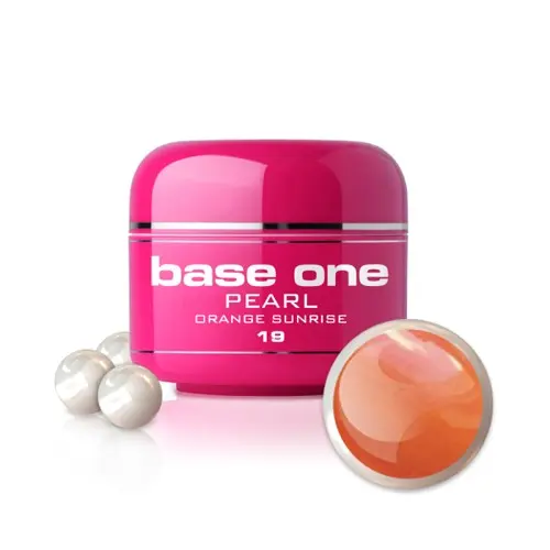 Gel Silcare Base One Pearl - Orange Sunrise 19, 5g