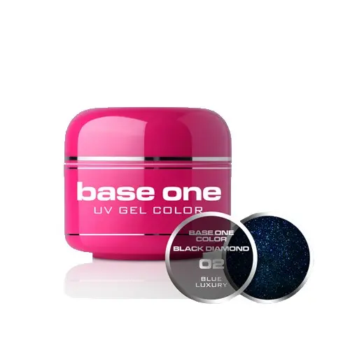 Gel Silcare Base One Black Diamond - Blue Luxury 02, 5g