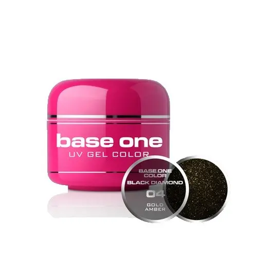 Gel Base One Black Diamond - Gold Amber 04, 5g