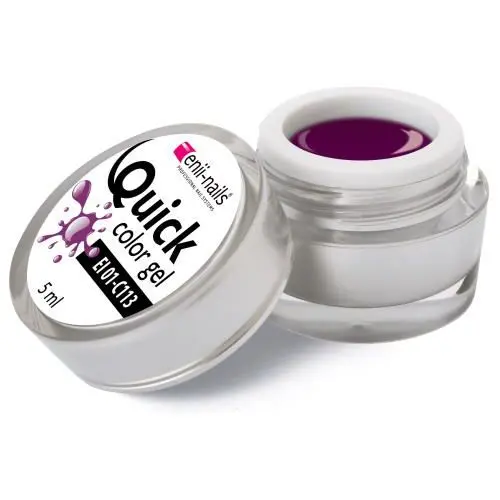 ENII Quick Color LED-/UV-gel - Deep Purple, 5ml