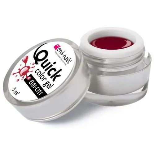 ENII Quick Color LED-/UV-gel - Burgundy, 5ml