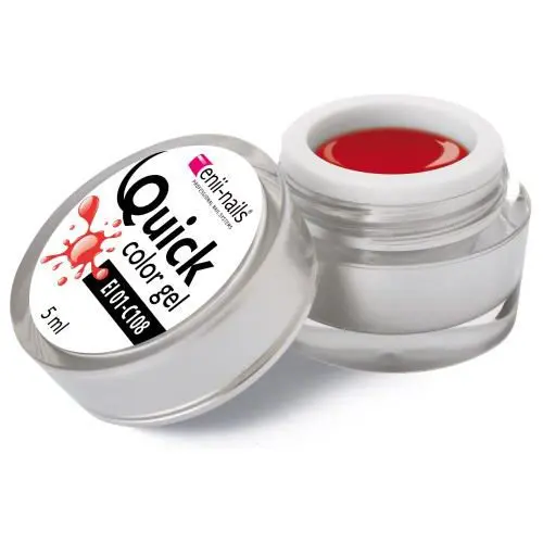 ENII Quick Color LED-/UV-gel - Strawberry, 5ml