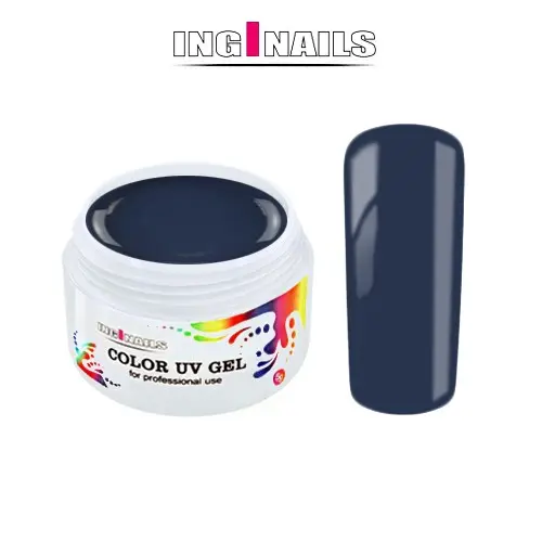 Barvni UV gel - Blue Steel, 5g