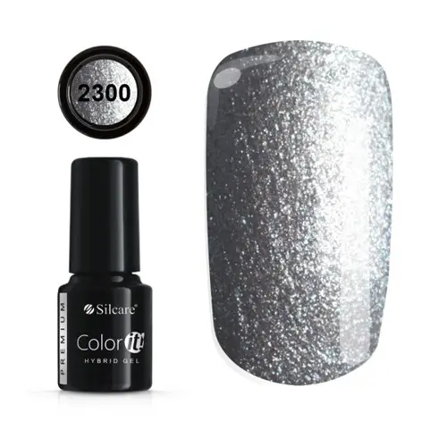 Gel lak -Silcare Color IT Premium Silver 2300, 6g