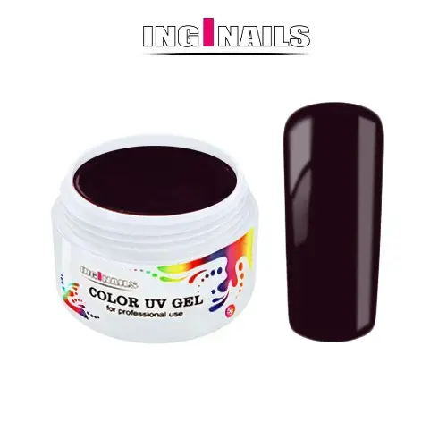 Barvni UV gel Inginails - Mahogany Red, 5g