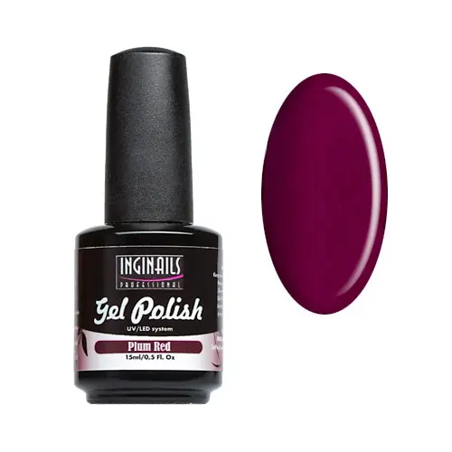 UV gel lak Inginails Professional 15ml - Plum Red