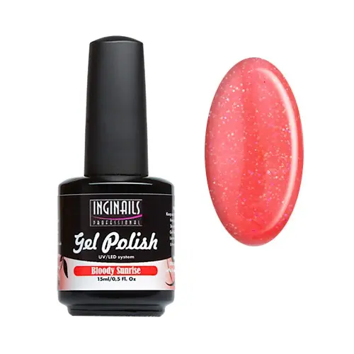 UV gel lak Inginails Professional 15ml - Bloody Sunrise