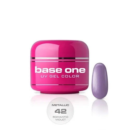 Gel Silcare Base One Metallic – Romantic Violet 42, 5g