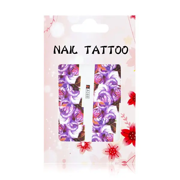 Razkošne vodne nalepke – cvetovi – A088