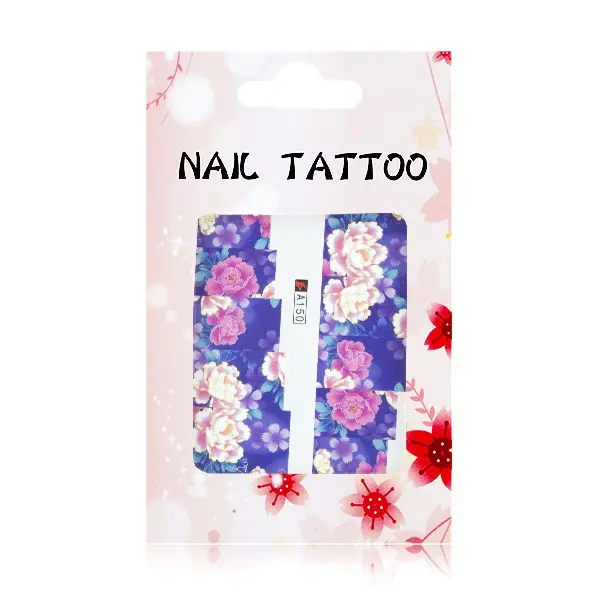 Razkošne vodne nalepke – cvetovi – A150