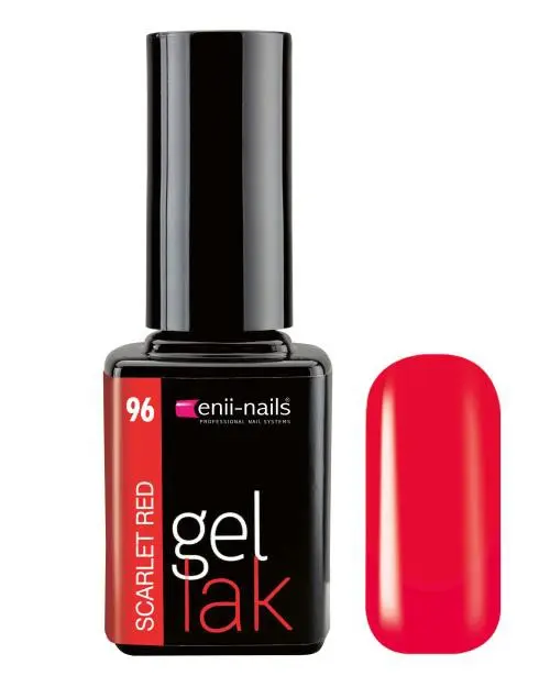 Scarlet Red 96 - ENII gel lak, 11 ml