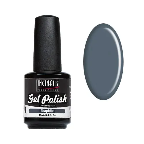 UV gel lak Inginails Professional 15ml - Graphite