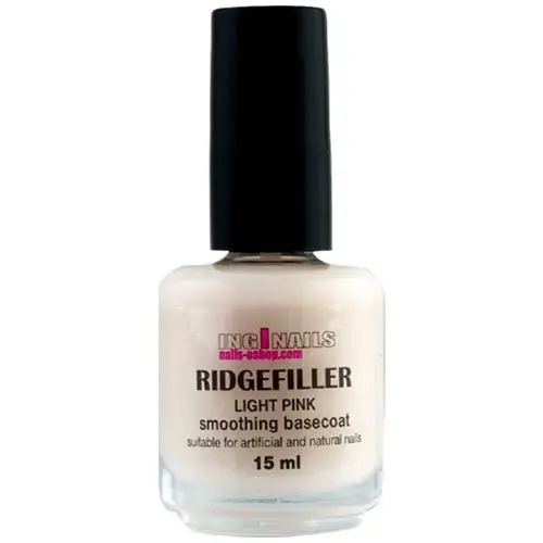 Ridge Filler pink 15ml - podlak za glajenje in krepitev nohtov Inginails 