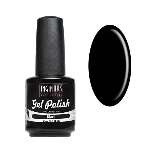 UV gel lak Inginails Professional - Black 15ml