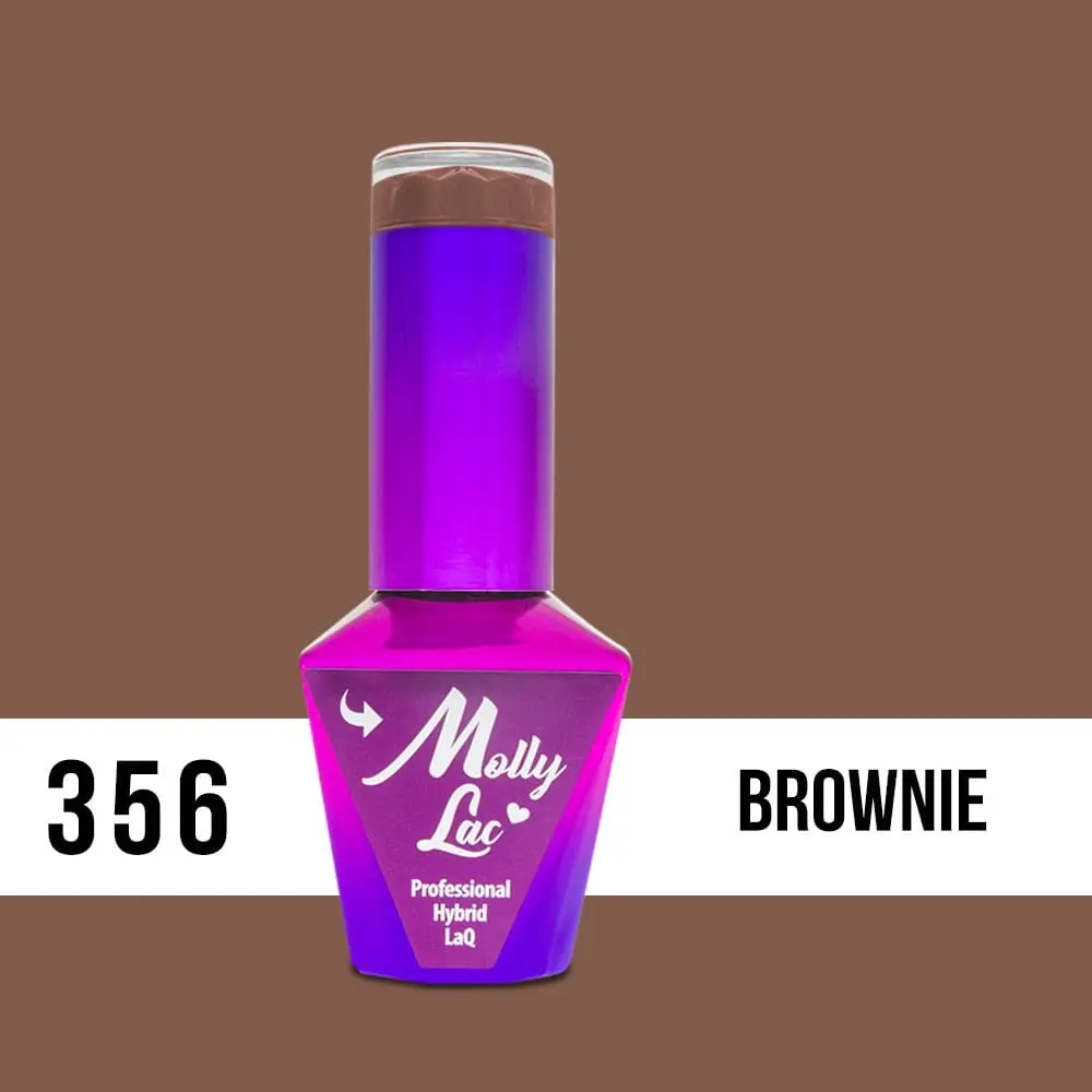 MOLLY LAC UV/LED gel lak Choco Dreams - Brownie 356, 10ml