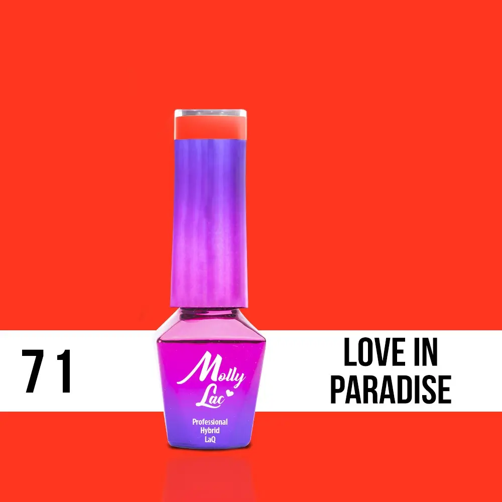 MOLLY LAC UV/LED gel lak Women in Paradise - Love in Paradise 71, 10ml