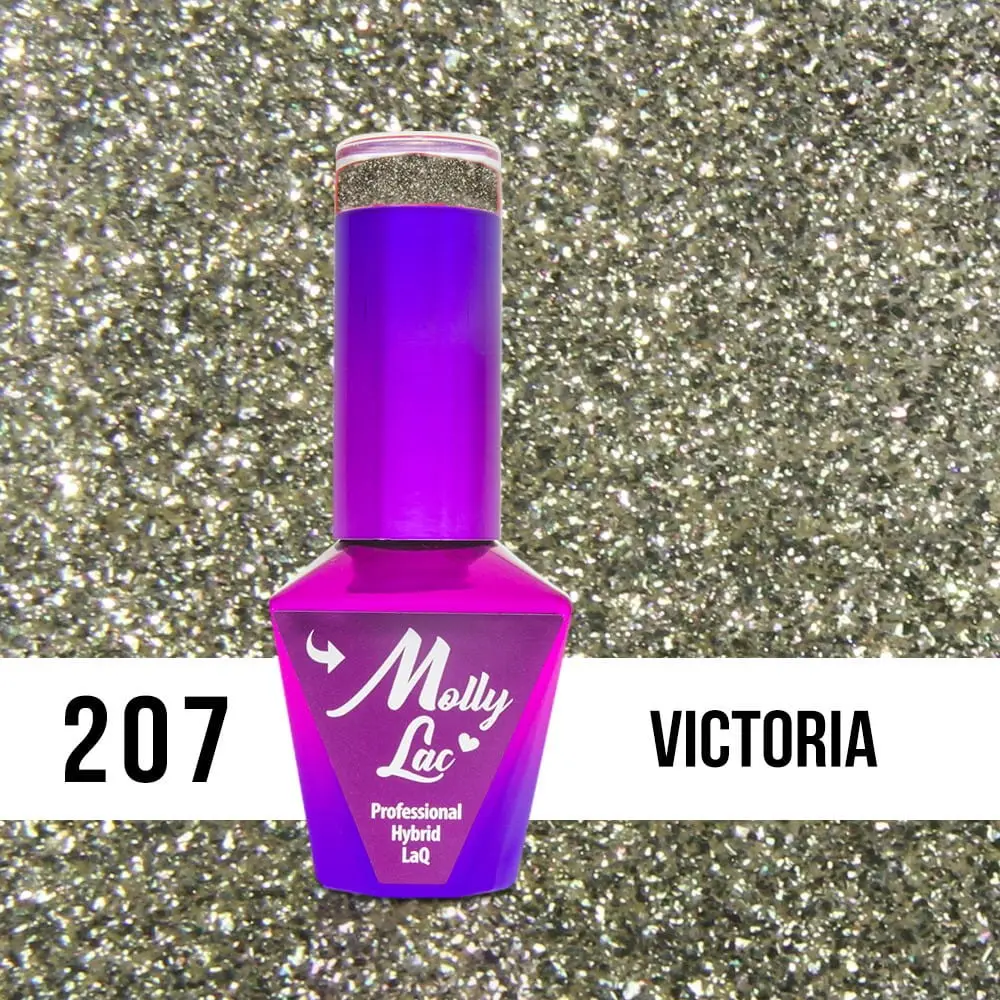 MOLLY LAC UV/LED gel lak Sensual - Victoria 207, 10ml