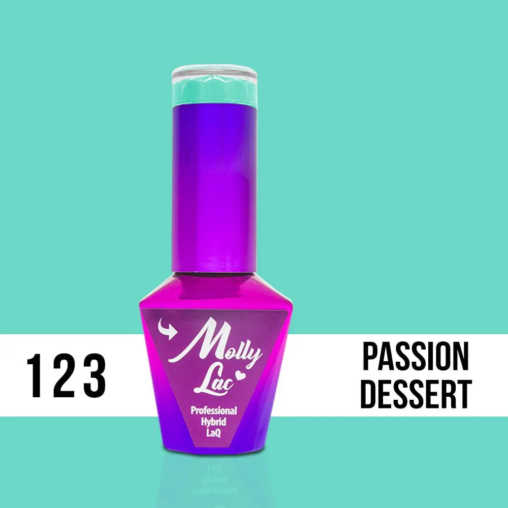 Gel lak MOLLY LAC UV/LED Yoghurt - Passion Dessert 123, 10ml