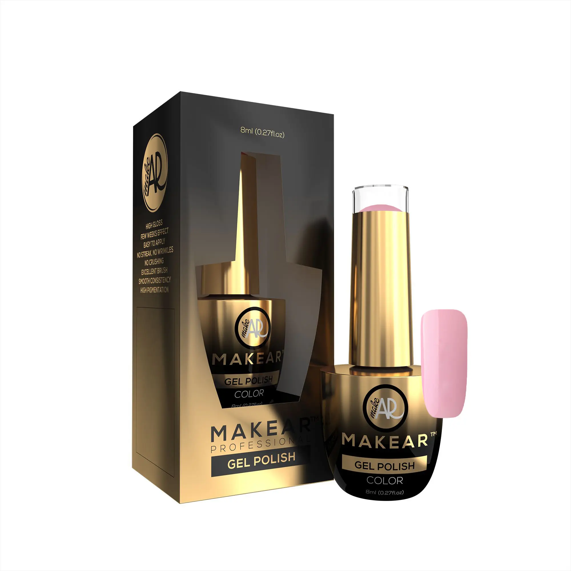 Makear Barvni gel lak za nohte Glamour – 714, 8ml