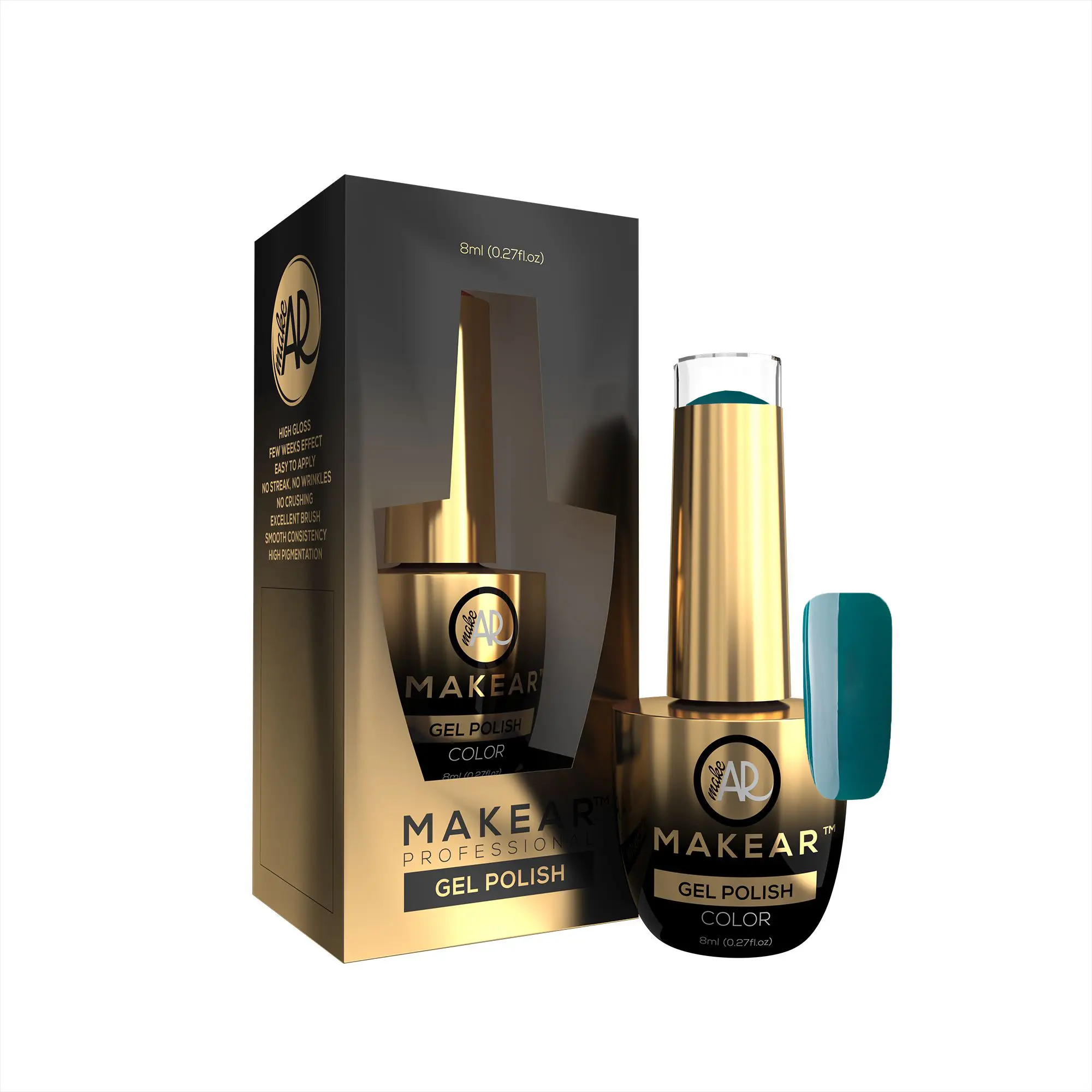 Makear Barvni gel lak za nohte Glamour – 757, 8ml