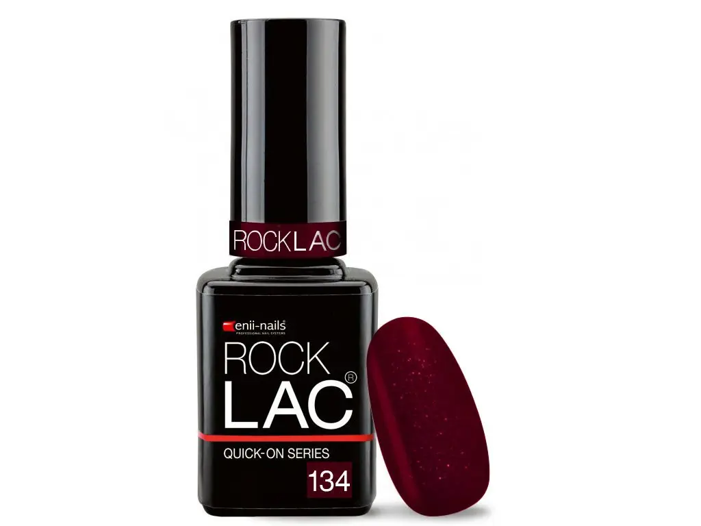 RockLac 134 – bordo z bisernim sijajem, 11ml