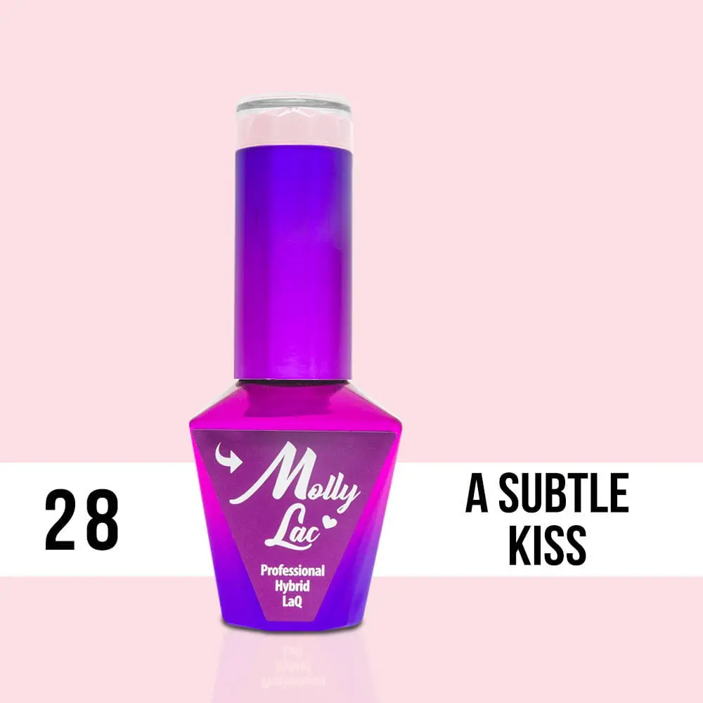 MOLLY LAC UV/LED gel nail polish Yes I Do - nežen poljub 28, 10 ml