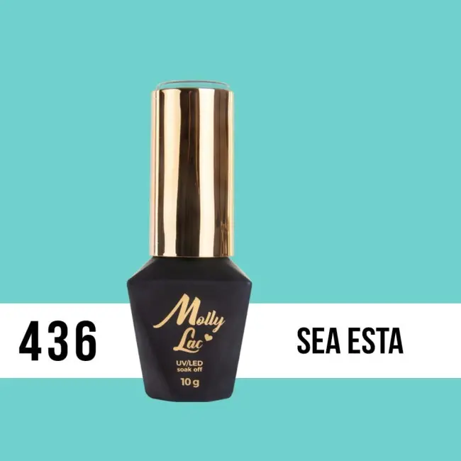 Gel lak, UV/LED Molly Lac - Sea Esta 436, 10 ml