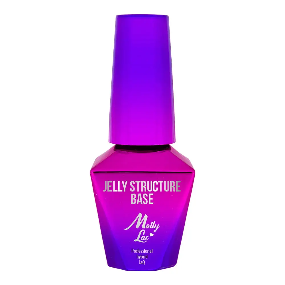 MOLLY LAC - Jelly Structure Base - elastični, osnovni gel lak, 10 ml