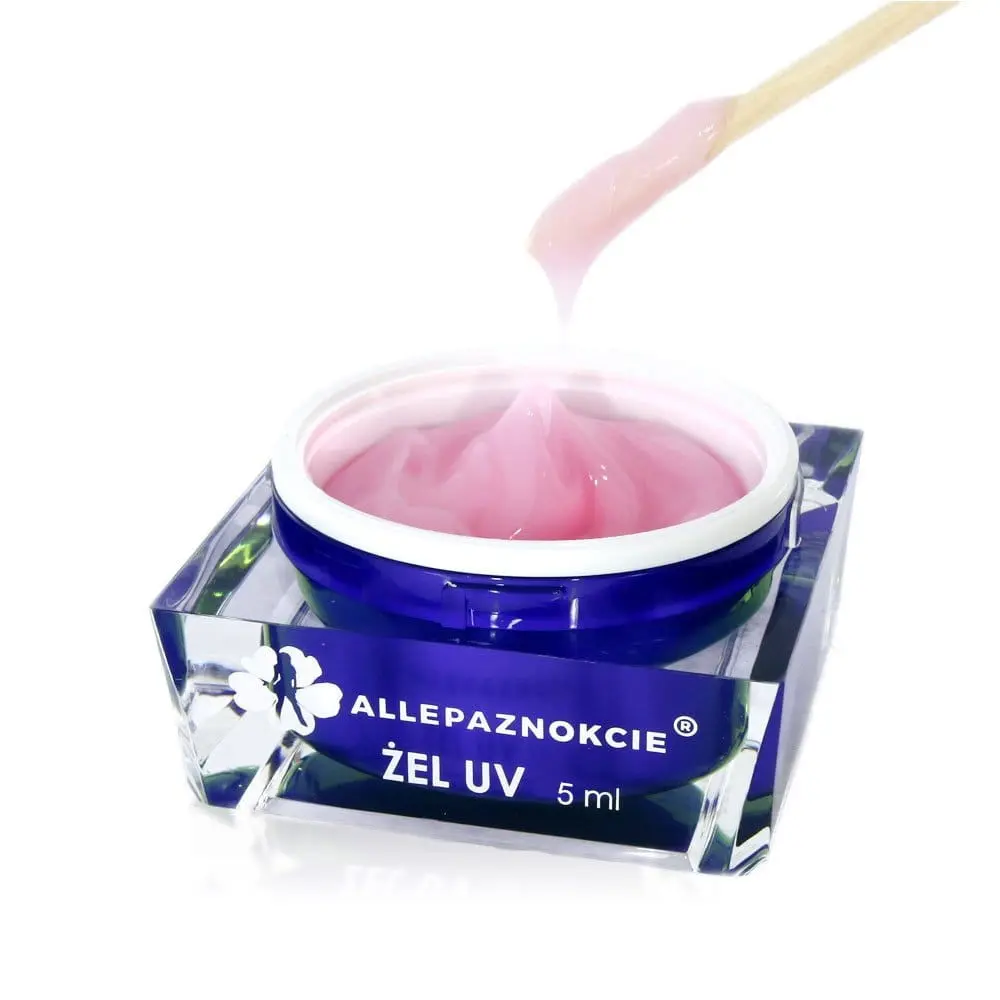 UV modelirni gel za nohte - Jelly Milky Pink, 5 ml