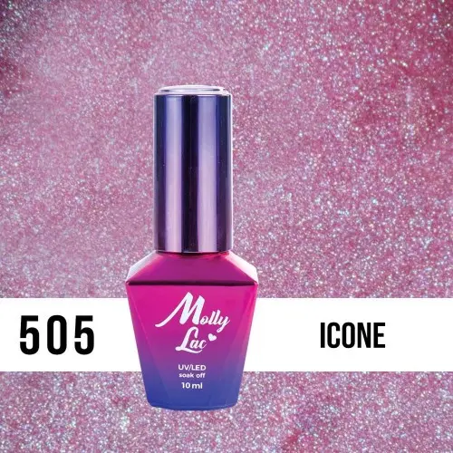 MOLLY LAC UV/LED gel lak Bling It On - Icone 505, 10ml