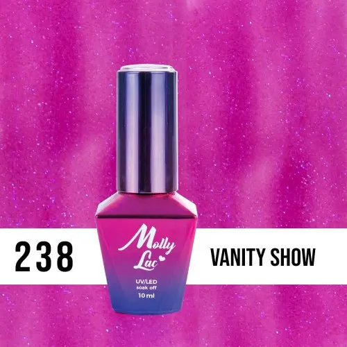 MOLLY LAC UV/LED gel lak Glowing Time - Vanity Show 238, 10ml