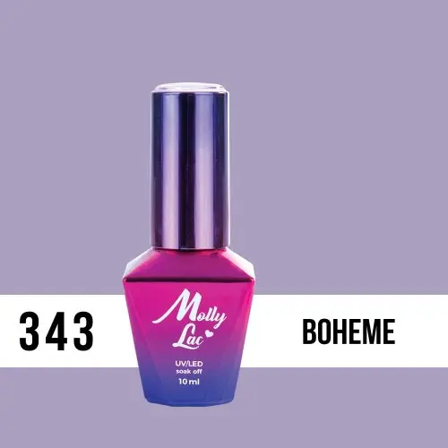 MOLLY LAC UV/LED gel lak Fashion Outfit - Boheme 343, 10ml