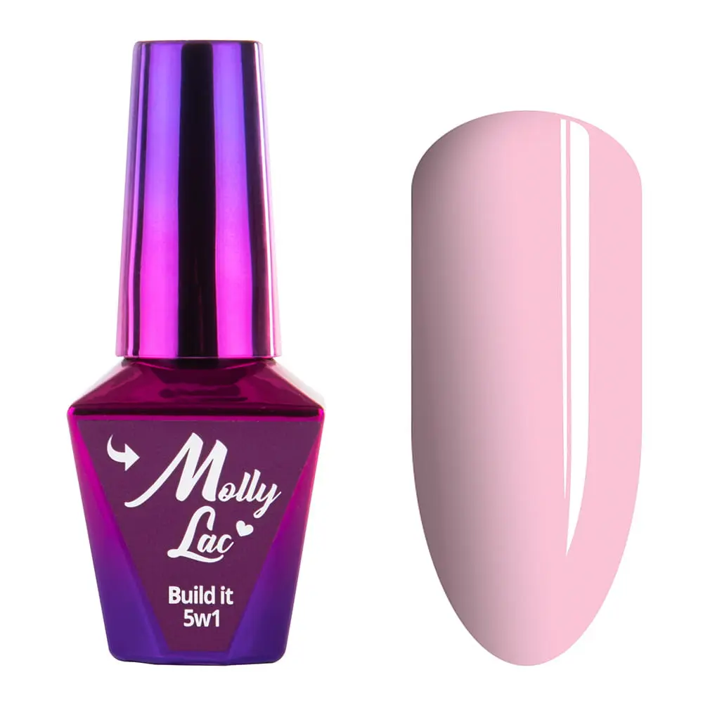 UV/LED gel lak Molly Lac 5 v 1 - vrtnica, 10 ml 