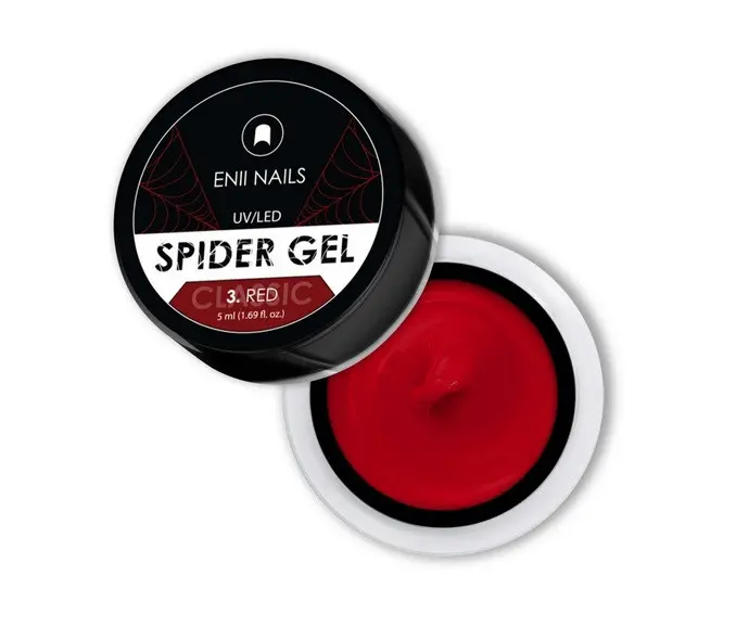 Classic Spider Gel - 3. rdeča, 5 ml