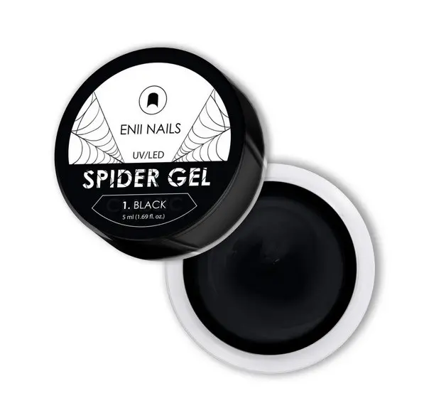 Classic Spider Gel - 1. Black, 5 ml