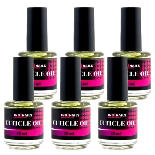 Olje za nohte Inginails, 6 kosi - Cuticle Oil VANILLA YELLOW 15ml